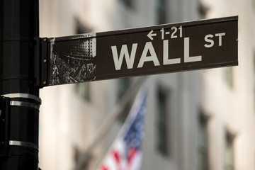 New York City Wall Street sign