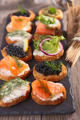 canape, finger food