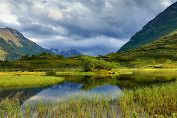 Krajobraz wiejski, Norwegia