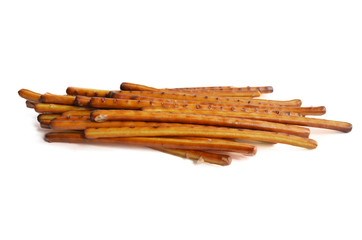 Sticks on white background