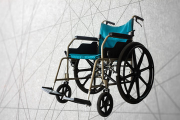 Fototapeta na wymiar Wheelchair service abstract line background