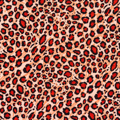 texture of fabric striped leopard - 69672473