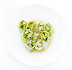 Appetizers and finger food-closeup