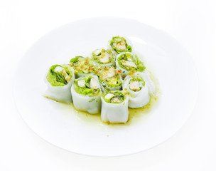 Appetizers and finger food-closeup