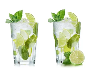Door stickers Cocktail Mojito isolated