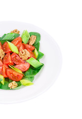 Close up of fitness salad.