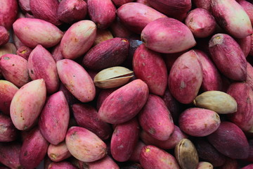 fresh pistachio texture