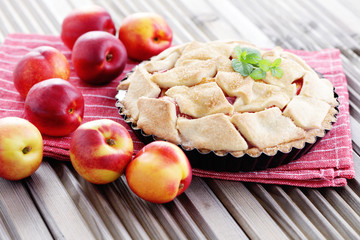 nectarine tart