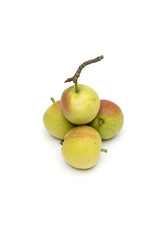 pear on the white background