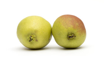 pear on the white background