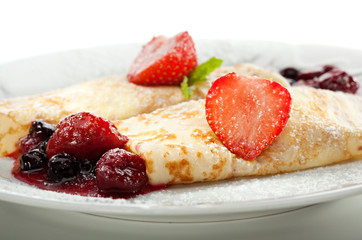 Pancakes with Berries