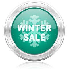 winter sale internet icon