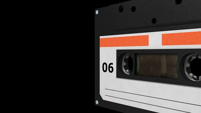 retro cassette tape animation