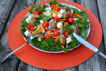 Greek salad.,.