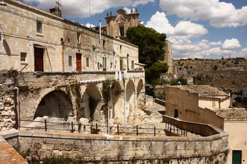Panorama borgo di Matera