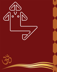 Ganesha The Lord Of WisdomAbstract, Art, Aum, Background, Callig