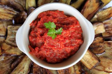 persil sur aubergines à la provençale