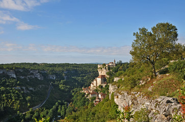 Fototapeta na wymiar il villaggio di Rocamadour - Francia