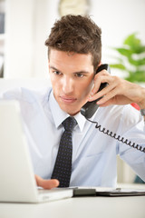 Businessman in the office