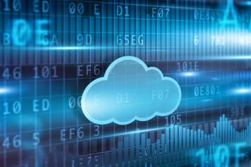 Cloud computing concept