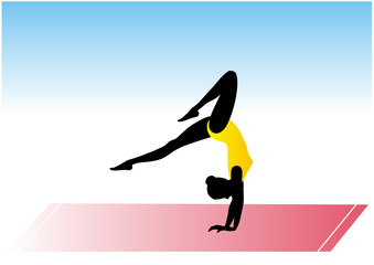 Hallensport - Bodenturnen - Rhyhtmische Gymnastik