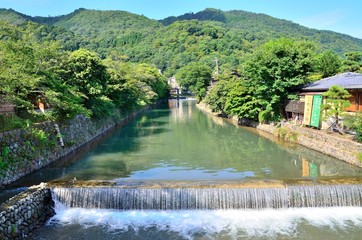 Obraz premium 京都 桂川