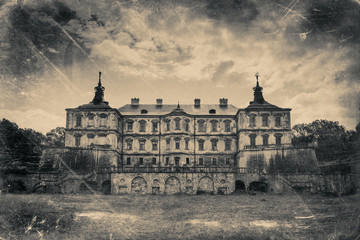 Fototapeta Pidhirtsi Castle, village Podgortsy, Renaissance Palace, Lviv re obraz