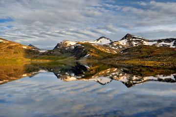 Krajobraz górski, Norwegia