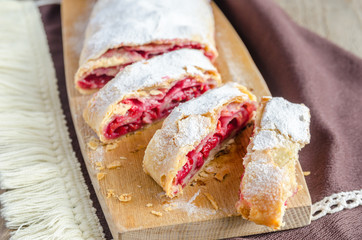 Cherry strudel