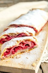 Cherry strudel