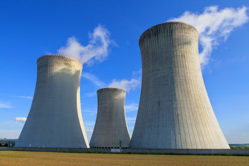 Nuclear power plant Dukovany in Czech Republic Europe