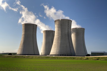 Fototapeta premium Nuclear power plant Dukovany in Czech Republic Europe
