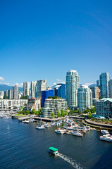 Obraz na płótnie Canvas Beautiful view of Vancouver, British Columbia, Canada