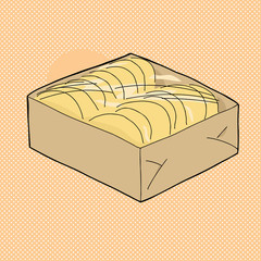 Taco Shells Over Orange