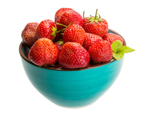 Strawberry in the bowl
