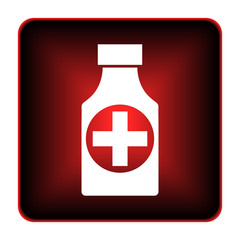 Pills bottle  icon