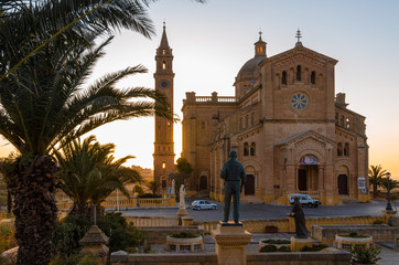 Fototapeta na wymiar Ta'Pinu Church. Malta