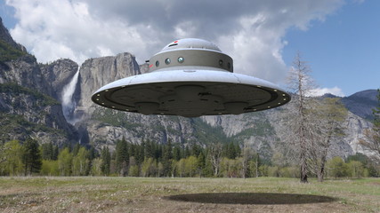 Fototapeta na wymiar UFO