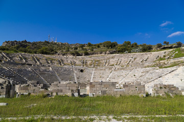 Ancient amphitheater in Bodrum, Turkey
