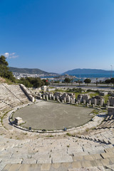 Ancient amphitheater in Bodrum, Turkey