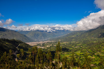 Fototapeta na wymiar Beautiful Landscapes of Peru, near Abancay