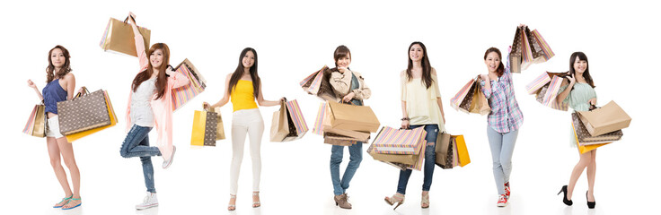 women shopping