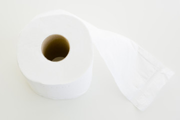 Tissue on white background