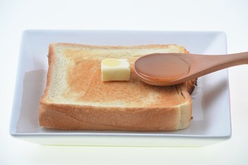 蜂蜜とトースト