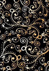 Seamless vintage pattern background