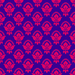 Vector seamless with lace pattern.