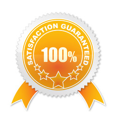 vector satisfaction badge