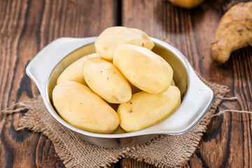 Peeled Potatoes
