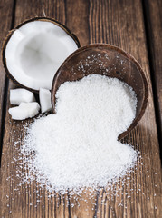 Heap of Grated Coconut