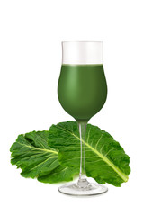 野菜ジュースとケール